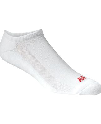 S8001 A4 Performance No-Show Socks WHITE