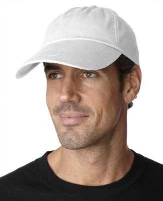 SB101 Adams Cotton Twill Pigment-Dyed Sunbuster Ca in White