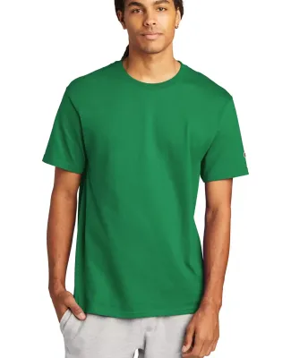 T425 Champion Adult Short-Sleeve T-Shirt T525C in Kelly green