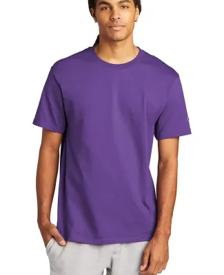 T425 Champion Adult Short-Sleeve T-Shirt T525C in Purple