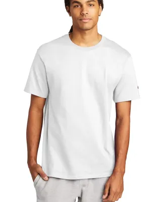 T425 Champion Adult Short-Sleeve T-Shirt T525C in White