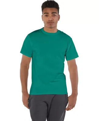 T425 Champion Adult Short-Sleeve T-Shirt T525C Emerald Green