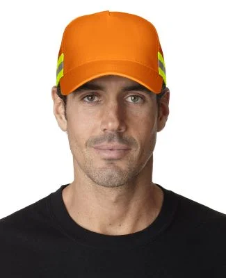 TR102 Adams Trucker Reflector High-Visibility Cons in Orange