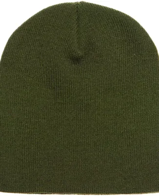 Y1500 Yupoong Heavyweight Knit Cap in Olive