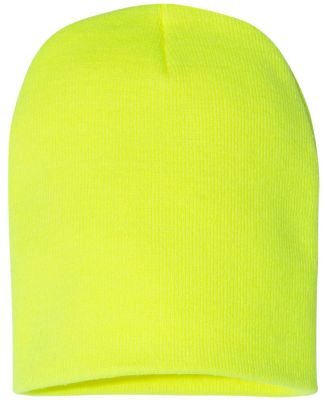 Y1500 Yupoong Heavyweight Knit Cap in Safety yellow