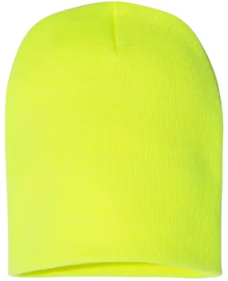 Y1500 Yupoong Heavyweight Knit Cap in Safety yellow