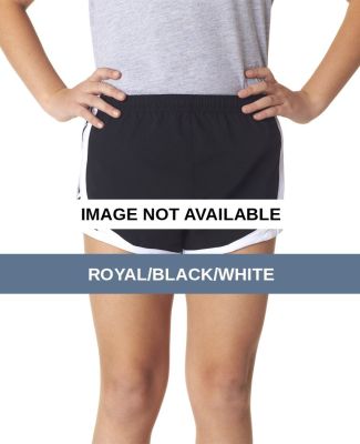 YP62 Boxercraft Youth Velocity Shorts Royal/Black/White