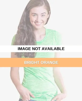H03 In Your Face Apparel Women's Jr. Neon Burnout  Bright Orange