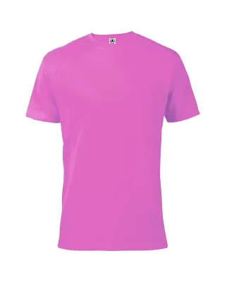 DELTA APPAREL 116535 ADULT S/S TEE in Safety pink