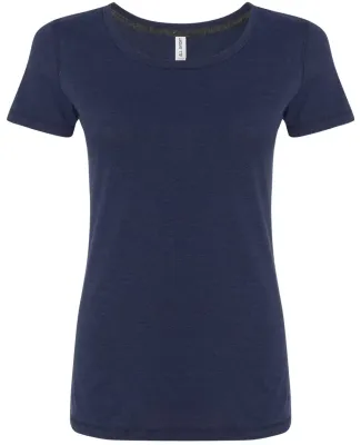 W1101 All Sport Ladies' Fitted Triblend T-Shirt Navy Heather Triblend