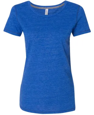 W1101 All Sport Ladies' Fitted Triblend T-Shirt Royal Heather Triblend