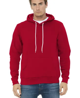 BELLA+CANVAS 3719 Unisex Cotton/Polyester Pullover in Red