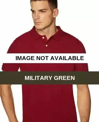 6420 Next Level Apparel Men's Slub Polo Military Green