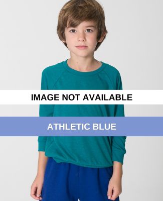RSATR194 Kids Tri-Blend Raglan Pullover Athletic Blue