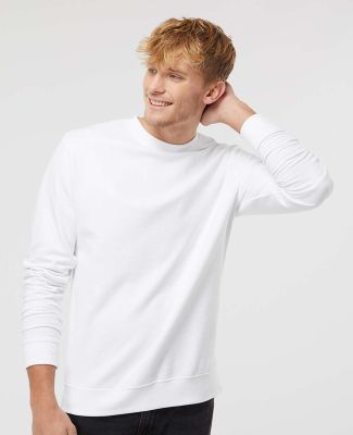 SS3000 Independent Trading Co. Crewneck Sweatshirt in White