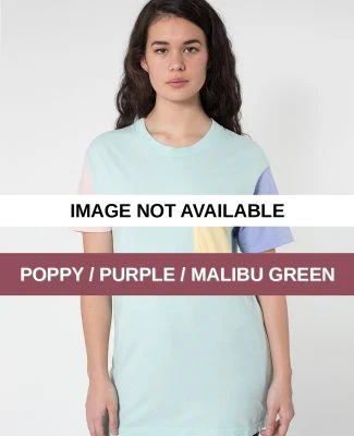 American Apparel RSA2404 Unisex Power Washed Color Poppy / Purple / Malibu Green