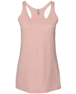 Next Level 6733 Tri-Blend Racerback Tank in Desert pink