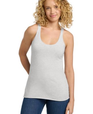 Next Level 6733 Tri-Blend Racerback Tank in Heather white