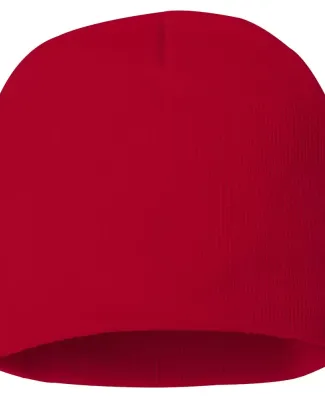 SP08 Sportsman 8 Inch Knit Beanie  in Red