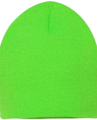 SP08 Sportsman 8 Inch Knit Beanie  in Neon green