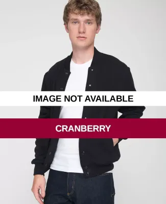 F499 American Apparel Flex Fleece Club Jacket Cranberry