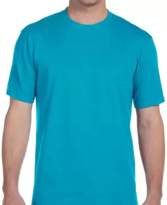 780 Anvil Middleweight Ringspun T-Shirt in Caribbean blue