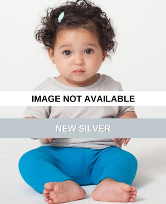 6005 American Apparel Infant Sheer Jersey Short Sl New Silver