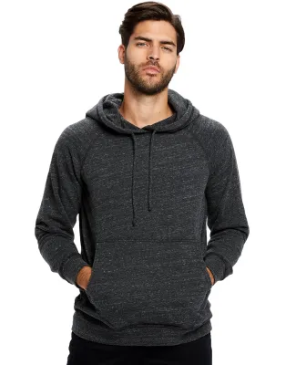 US8899 US Blanks Unisex Tri-Blend Hoodie in Tri charcoal