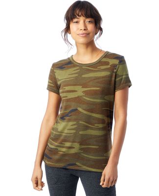 Alternative Apparel 01940E1 Ladies Ideal Vintage T in Camo