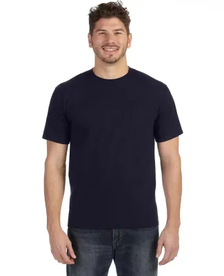 783 Anvil Adult Midweight Cotton Pocket Tee in Navy