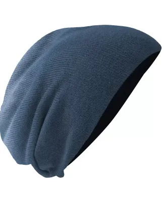 DT618 District - Slouch Beanie Navy Dip Dye