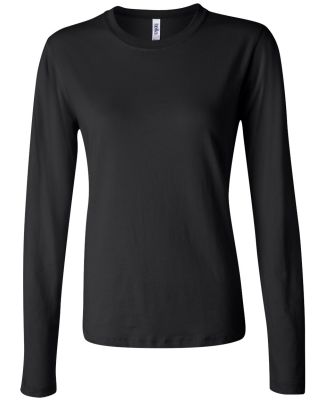 BELLA 6500 Womens Long Sleeve T-shirt in Black