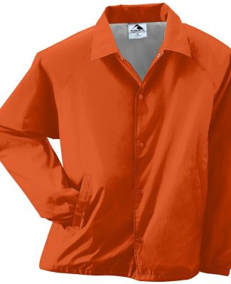 Augusta Sportswear 3100 Nylon Coach's Jacket - Lin in Orange