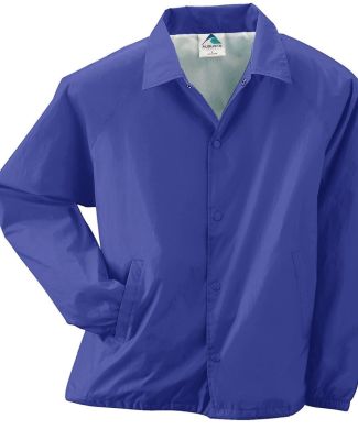 Augusta Sportswear 3100 Nylon Coach's Jacket - Lin in Purple