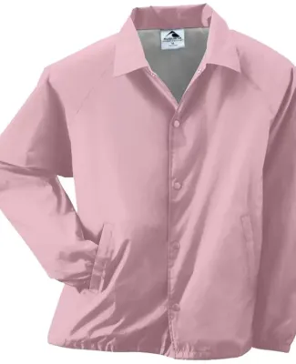 3100 Augusta Sportswear Nylon Coach's Jacket - Lin Light Pink