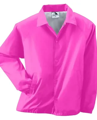 3100 Augusta Sportswear Nylon Coach's Jacket - Lin Power Pink