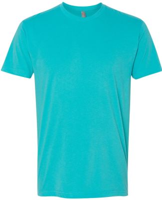 Next Level 6410 Premium Sueded Plain T Shirt Bulk  in Tahiti blue