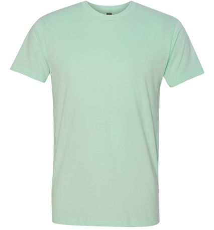 Next Level 6410 Premium Sueded Plain T Shirt Bulk  in Mint