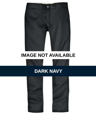 WP811 Dickies Skinny Straight Fit Double Knee Work Dark Navy