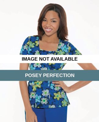 82843C Dickies Medical Mock Wrap Top Posey Perfection