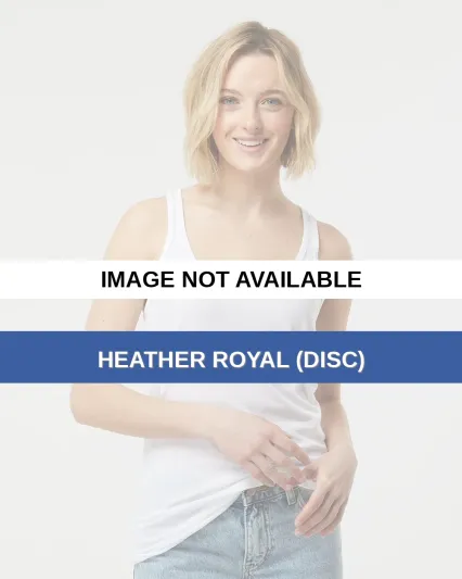 S190TC Ladies' Racerback Blend Tank Heather Royal (Disc)