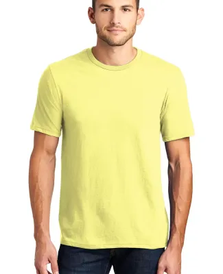  DT6000 District Young Mens Very Important Tee in Lemon yellow