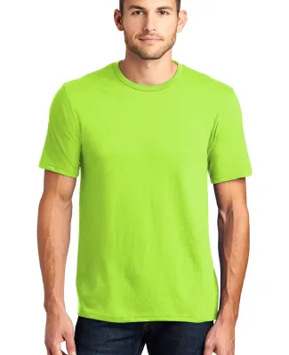  DT6000 District Young Mens Very Important Tee in Lime shock