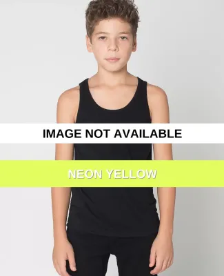 BB208 American Apparel Youth Poly-Cotton Tank Neon Yellow
