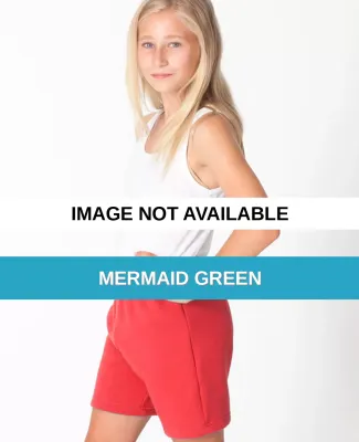 F201 American Apparel Youth Flex Fleece Sweatshort Mermaid Green