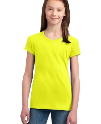 DT5001YG District® Girls The Concert Tee Neon Yellow