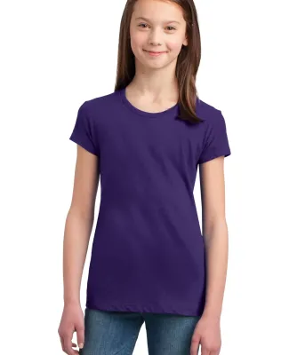 DT5001YG District® Girls The Concert Tee Purple