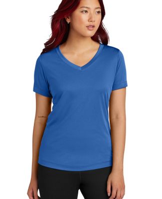 LST353 Sport-Tek® Ladies V Neck Competitor™ T S in True royal