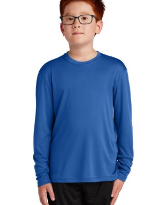YST350LS Sport-Tek Youth Long Sleeve Competitor Te in True royal