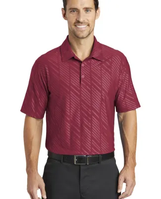 632412 Nike Golf Dri-FIT Embossed Polo Team Red